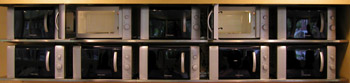 Microwave oven array