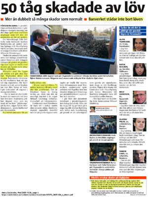 Metro Stockholm, Fri 2005-10-26, page 4.